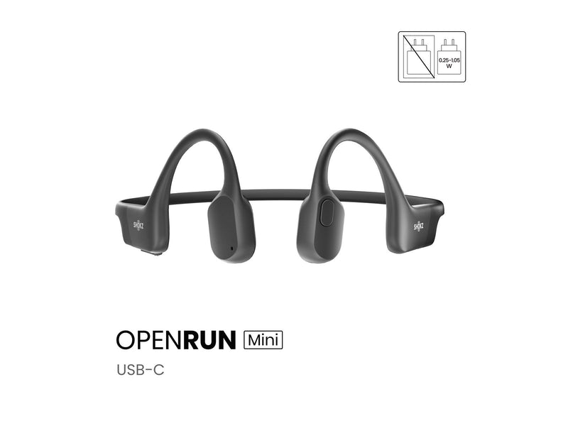 Shokz OpenRun Mini - Black (USB-C)