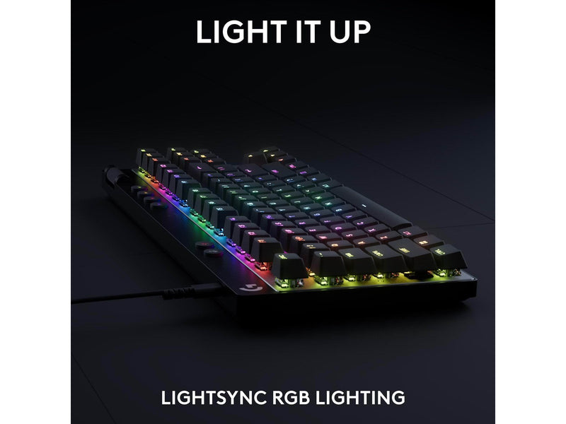 Logitech G PRO X TKL - Linear - Linear - Gaming Tastaturen - Deutsch - Schwarz