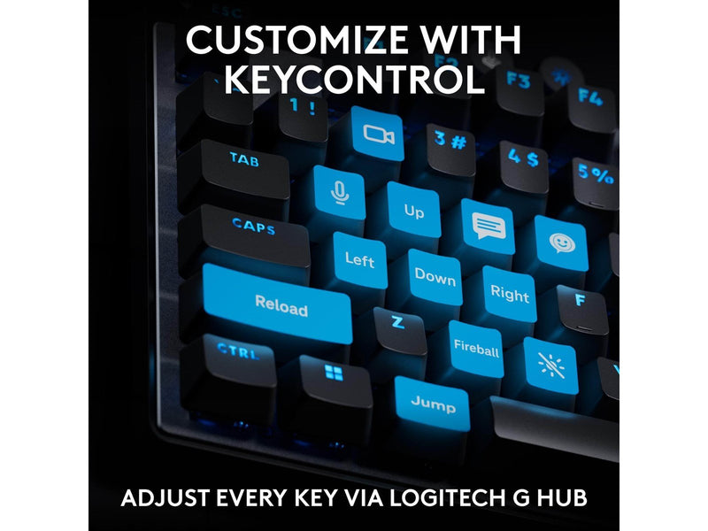Logitech G PRO X TKL - Logitech Magnetic Analog - Linear - Gaming Tastaturen - ohne Numpad - Englisch - US - Schwarz