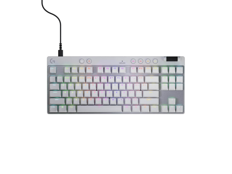 Logitech G PRO X TKL - Linear - Linear - Gaming Tastaturen - Französisch - Weiss