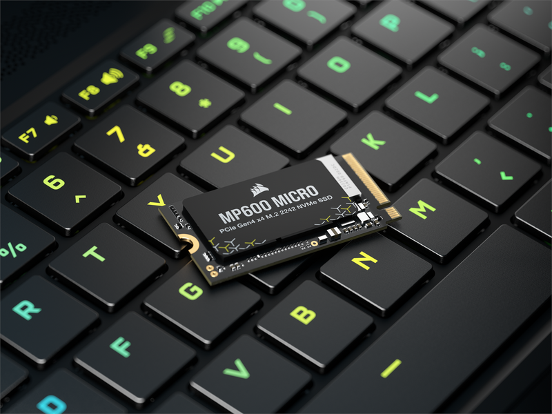 Corsair MP600 MICRO SSD - 2TB - PCIe 4.0 - M.2 2242