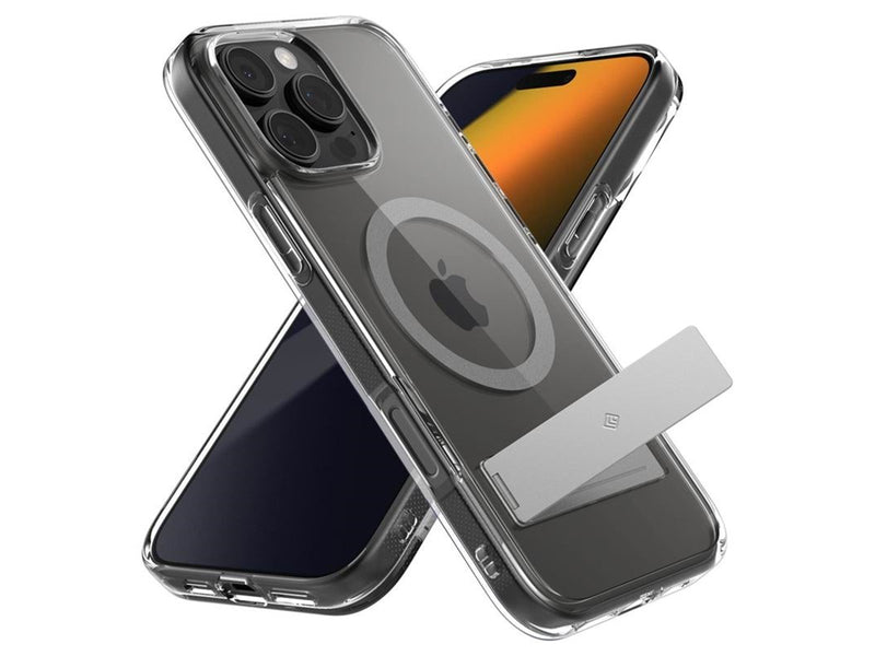 Spigen Caseology Capella MagSafe Kickstand clear gray - iPhone 16 Pro