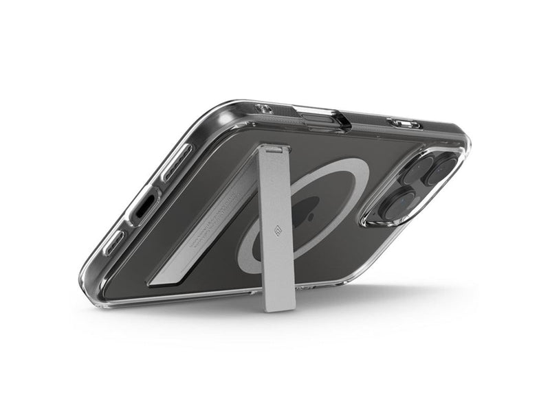 Spigen Caseology Capella MagSafe Kickstand clear gray - iPhone 16 Pro