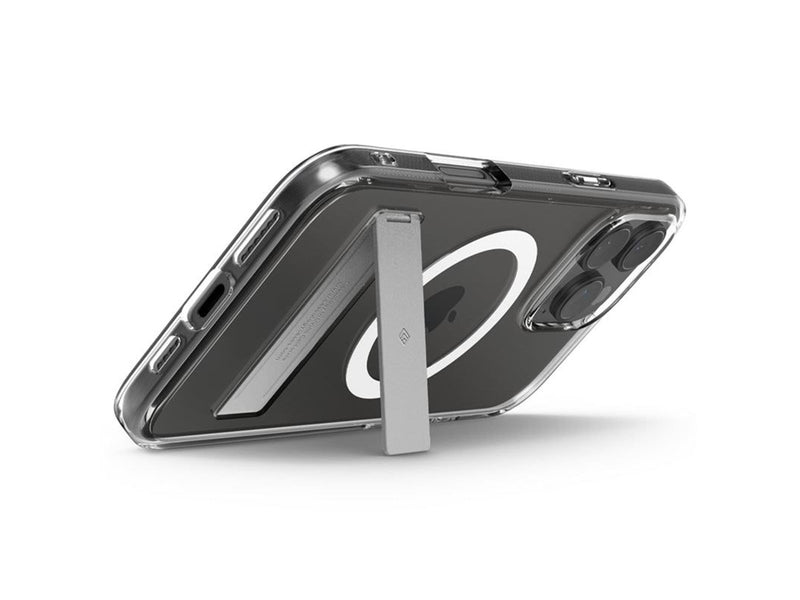 Spigen Caseology Capella MagSafe Kickstand clear white silver - iPhone 16 Pro Max