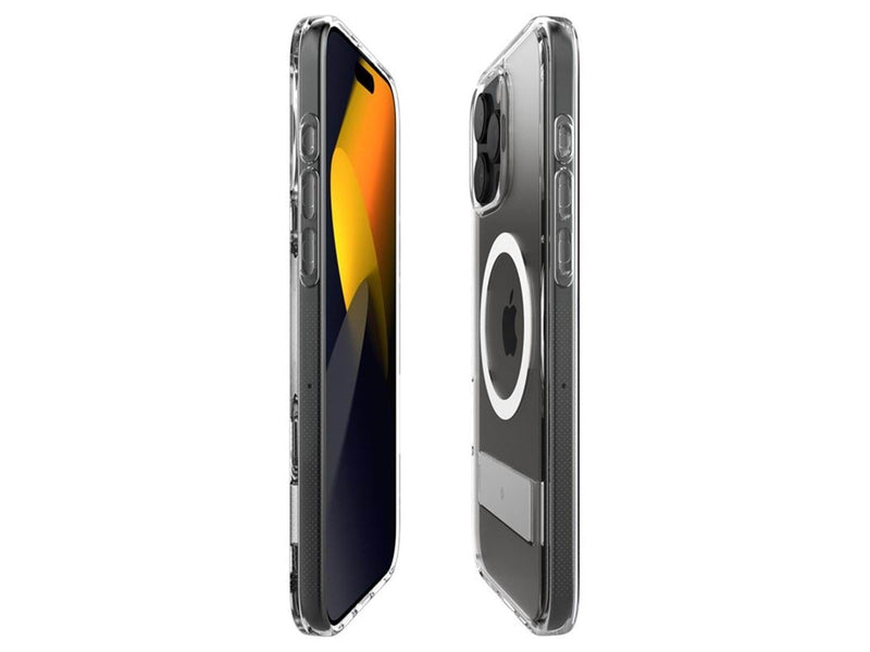 Spigen Caseology Capella MagSafe Kickstand clear white silver - iPhone 16 Pro Max