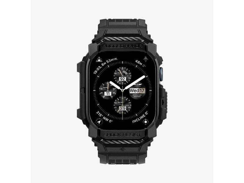 Spigen Rugged Armor Pro matte black - Apple Watch 10 46mm