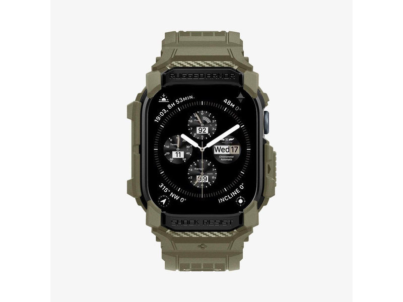 Spigen Rugged Armor Pro vintage khaki - Apple Watch 10 46mm