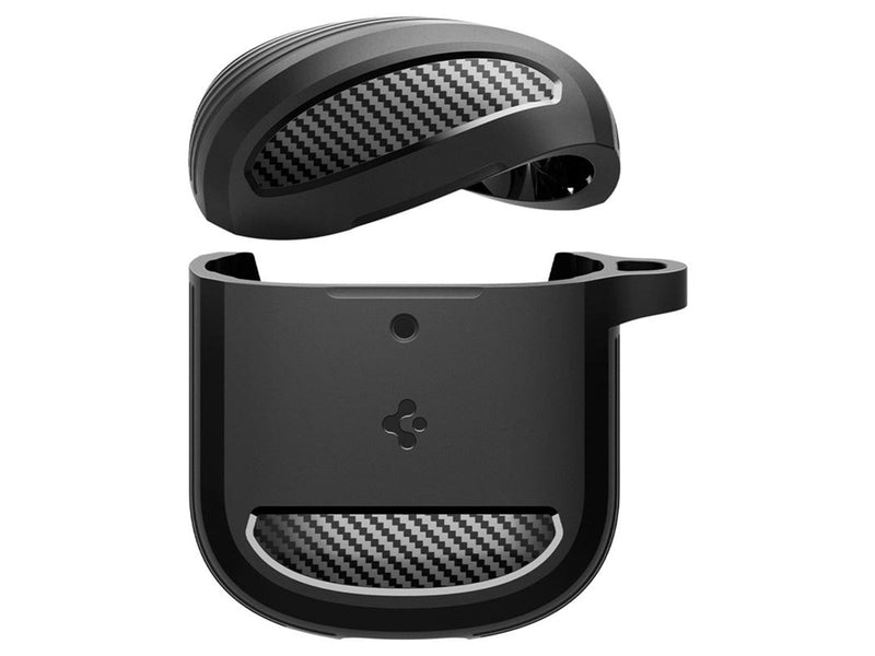 Spigen Rugged Armor matte black - Google Pixel Buds Pro 2/Pro