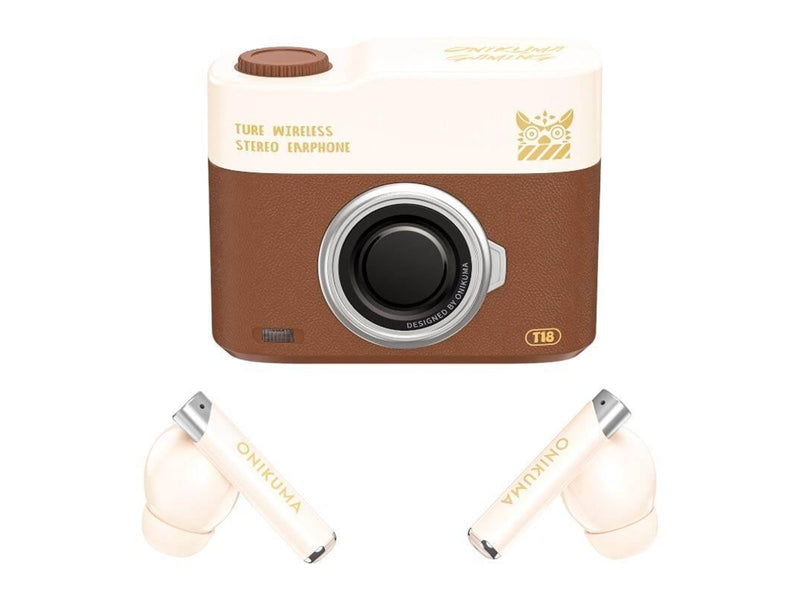 ONIKUMA T18 Bluetooth In-Ear Earphones Brown
