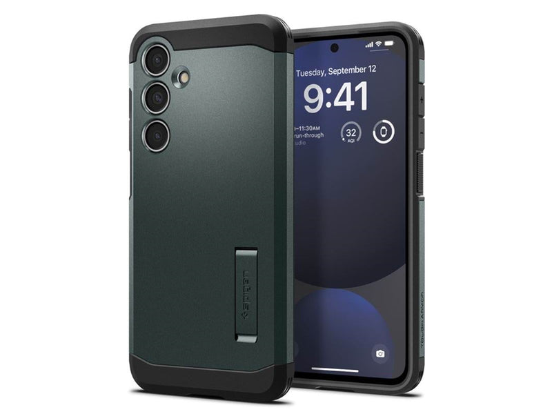 Spigen Tough Armor abyss green - Samsung Galaxy S24 FE
