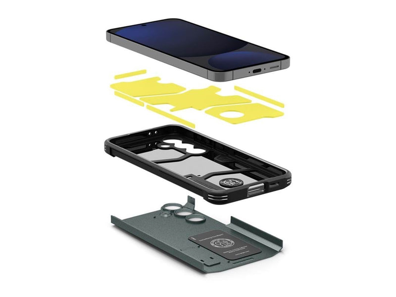Spigen Tough Armor abyss green - Samsung Galaxy S24 FE
