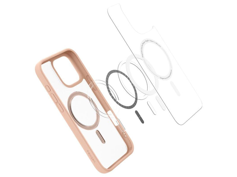Spigen Ultra Hybrid MagSafe rose titanium - iPhone 16 Pro