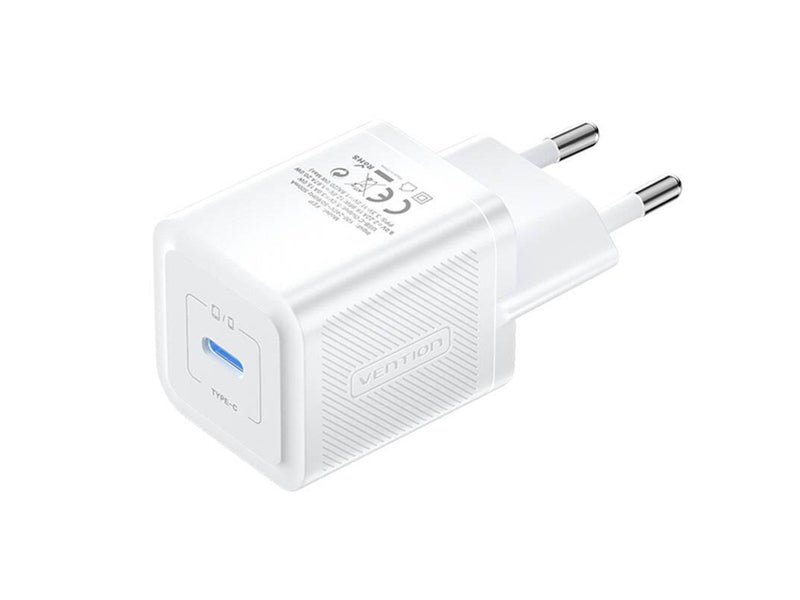 Vention Wall charger FEPW0-EU USB-C 20W GaN (white)