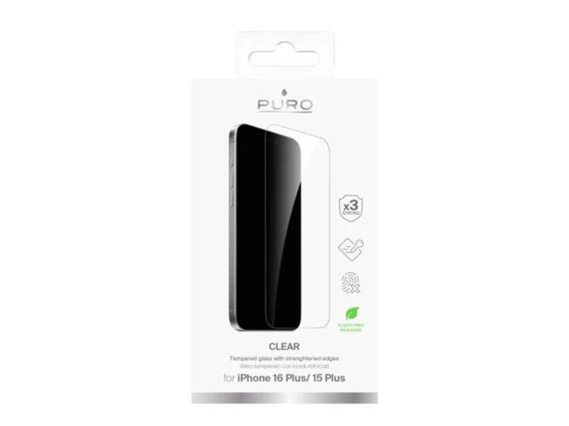 Puro Tempered Glass - iPhone 15 Plus/16 Plus
