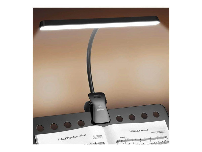 Glocusent Music Stand Wireless Light for Music Stand USB-C 4000mAh (black)