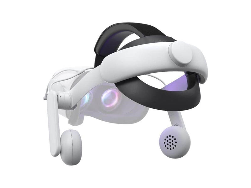 KiwiDesign QA01 headband with headphones for Meta Quest 2 (white)
