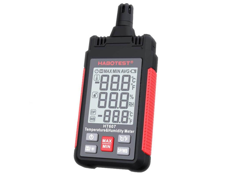 Habotest Temperature & Humidity Meter HT607