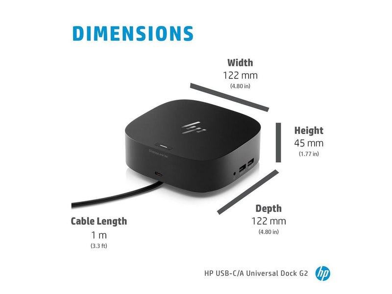 HP USB-C Dock G5 - 1GBE - 100W