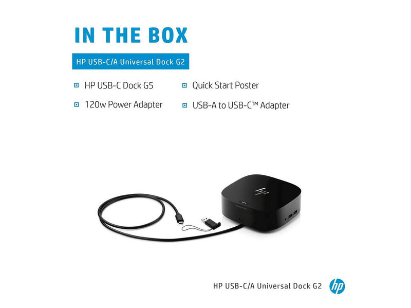 HP USB-C Dock G5 - 1GBE - 100W