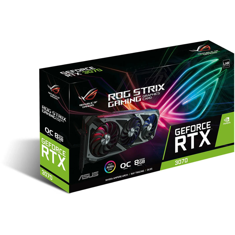 NIVIDIA - ROG STRIX GeForce RTX 3070 OC 8GB V2. Gaming -LHR