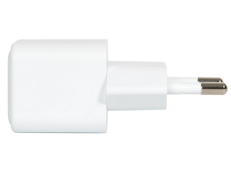 Deltaco USB-C mini wall charger 1x USB-C PD 20 W white