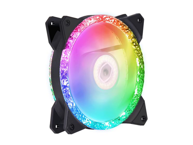 Cooler Master MasterFan MF120 Prismatic - Gehäuselüfter - 120mm - Schwarz mit