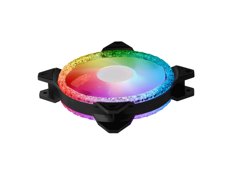 Cooler Master MasterFan MF120 Prismatic - Gehäuselüfter - 120mm - Schwarz mit