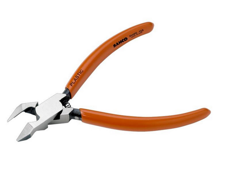 BAHCO side cutting plier 150mm. for plastic and other soft materials