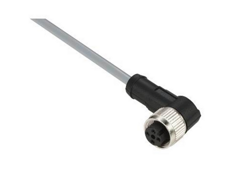 TELEMECANIQUE SENSORS Sensor cable pvc m12 4-pin female angled 5 meters