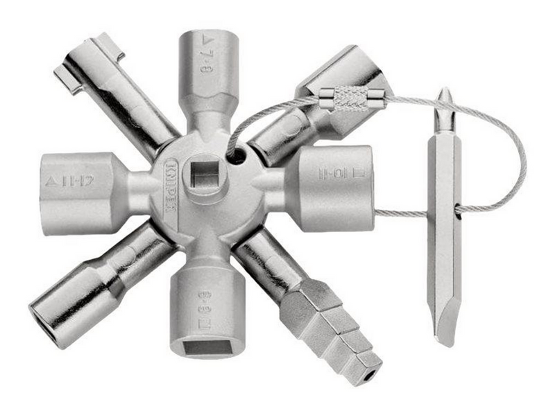 KNIPEX TwinKey®, für gängige Schränke und Absperrsysteme