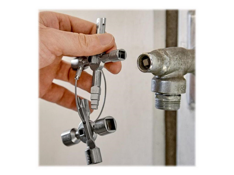 KNIPEX TwinKey®, für gängige Schränke und Absperrsysteme