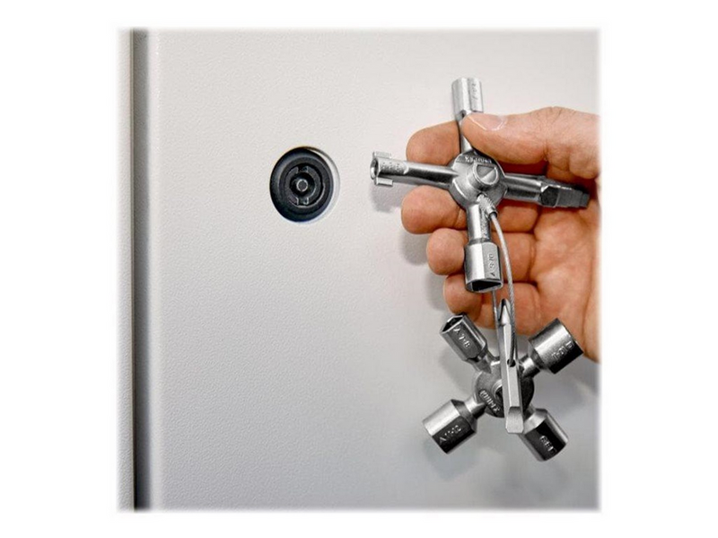 KNIPEX TwinKey®, für gängige Schränke und Absperrsysteme