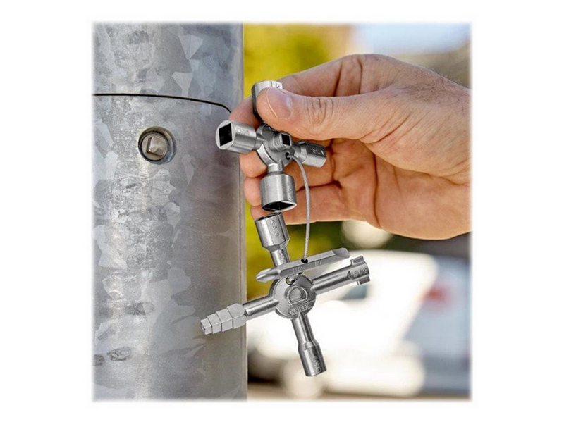 KNIPEX TwinKey®, für gängige Schränke und Absperrsysteme