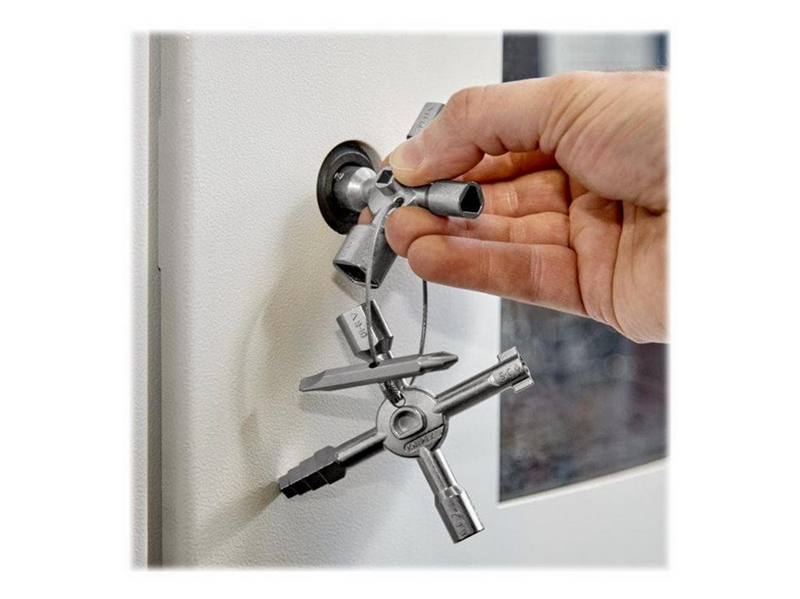 KNIPEX TwinKey®, für gängige Schränke und Absperrsysteme