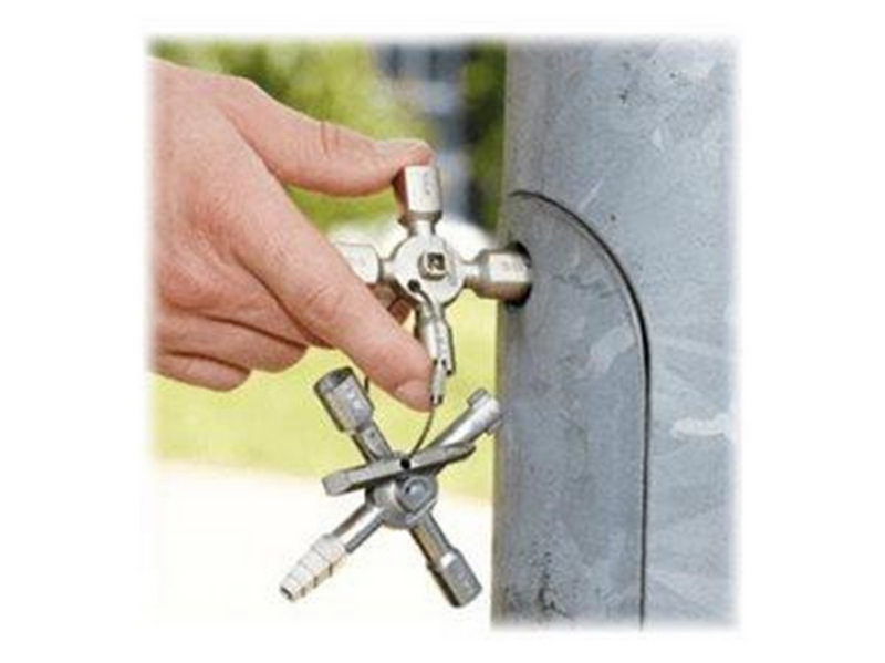 KNIPEX TwinKey®, für gängige Schränke und Absperrsysteme