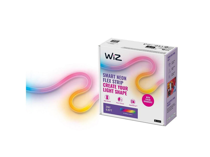 WiZ Neon Flex Lightstrip 3 m - 24 W - RGB - weiß