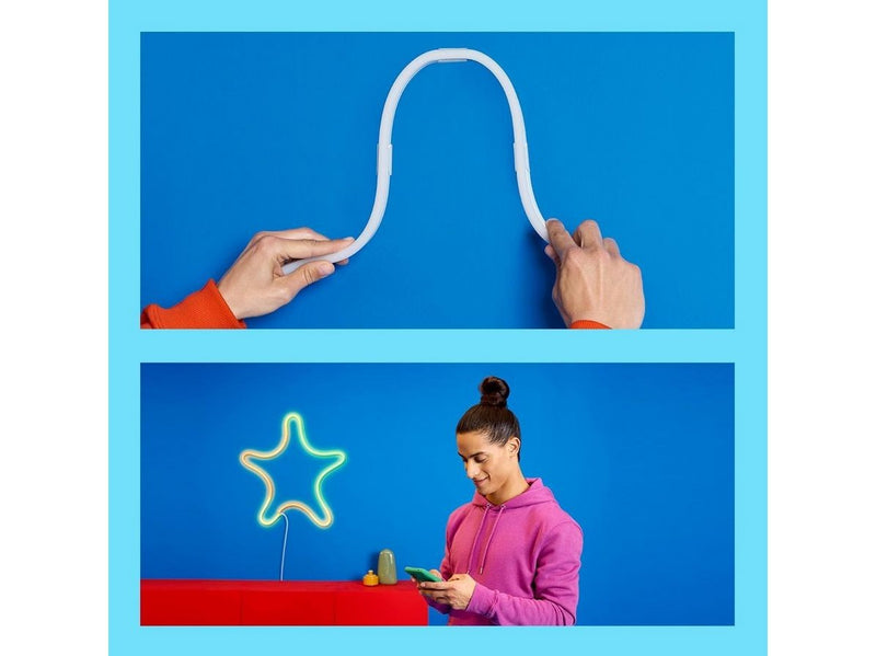 WiZ Neon Flex Lightstrip 3 m - 24 W - RGB - weiß