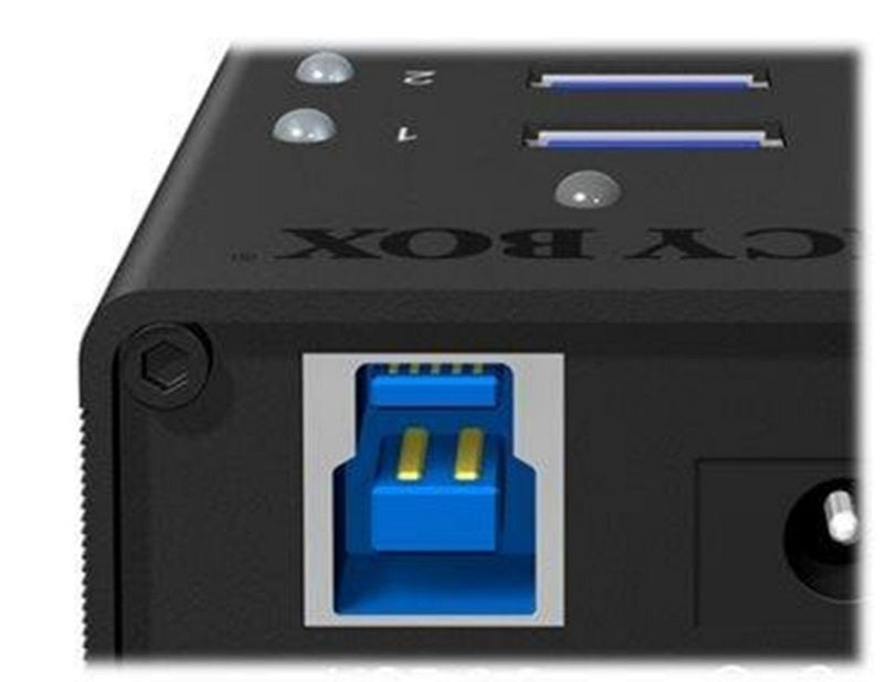 ICY BOX IB-AC618 USB-Hubs - USB 3.2 - 7 - Schwarz