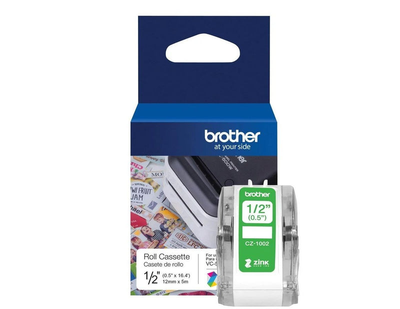 Brother CZ-1002 - continuous labels - 1 roll(s) - Roll (1.2 cm x 5 m)