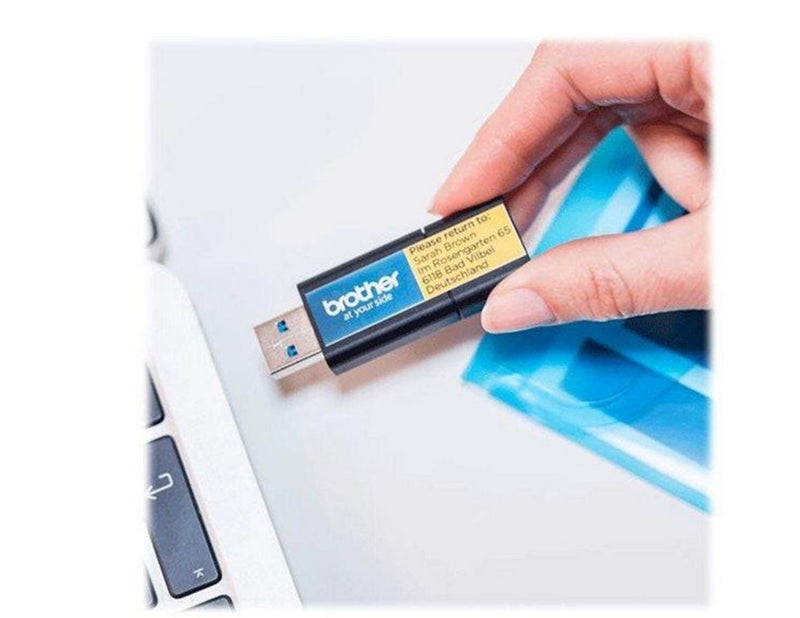Brother CZ-1002 - continuous labels - 1 roll(s) - Roll (1.2 cm x 5 m)