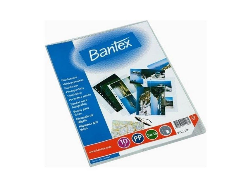 Bantex Photo Pocket 0.1 Mm 25 Pockets Transparant