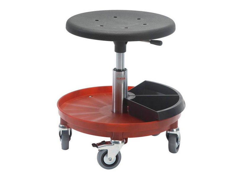 Global Roller stool sigma 400p with shock proof plastic base and polyurethane