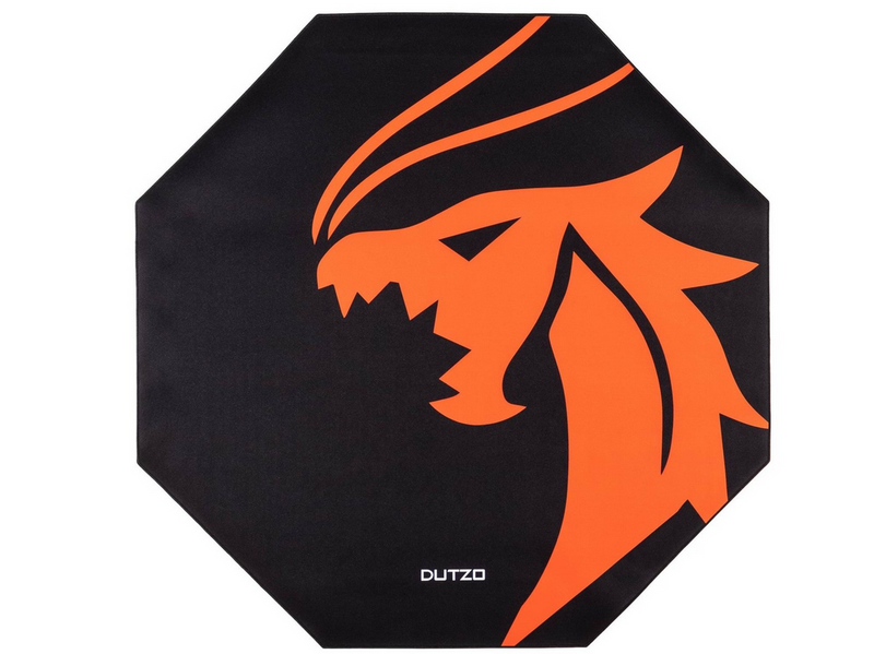 DUTZO Pyro Gaming Floor mat - Schwarz / Orange