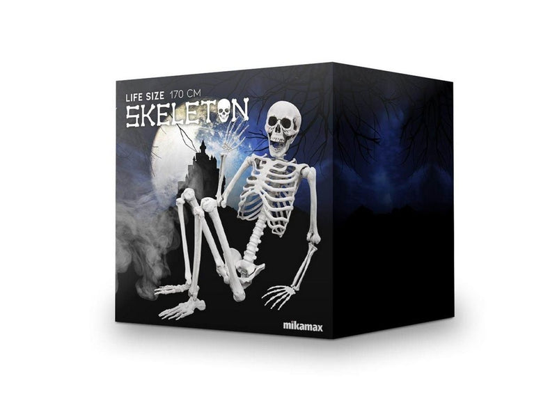 Mikamax Skelett – Realistisch – 170 cm – Halloween-Dekoration