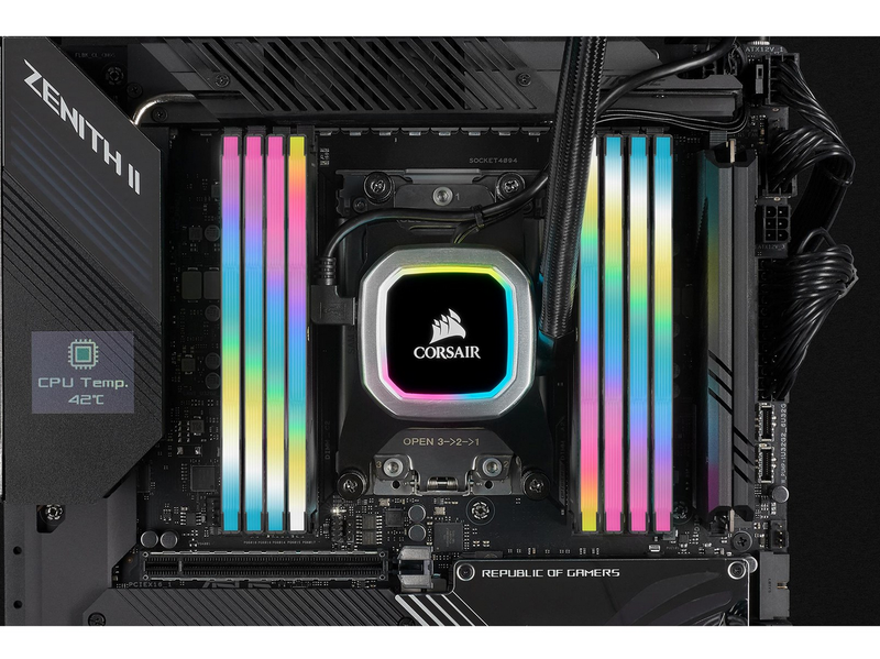 Corsair Vengeance RGB PRO SL DDR4-3200 - 32GB - CL16 - Dual Channel (2 pcs) -