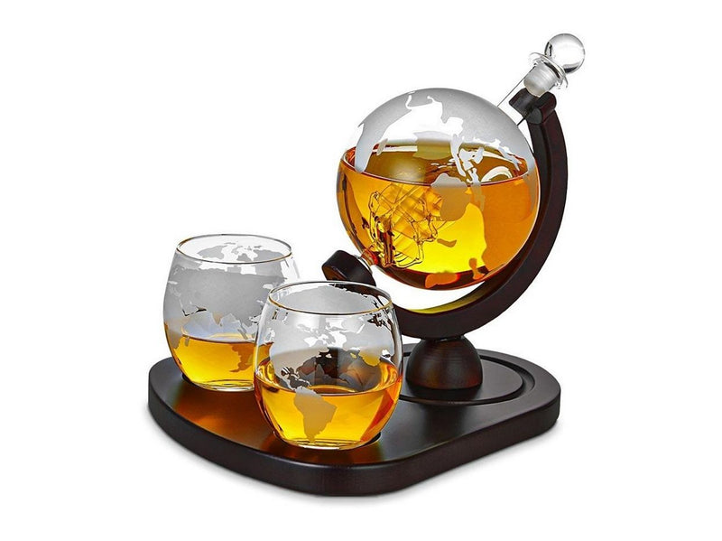 Mikamax Deluxe Globe Decanter Set