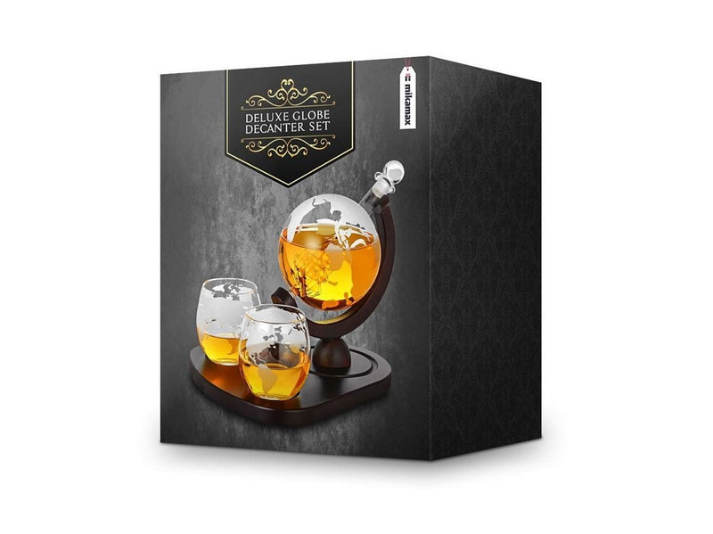 Mikamax Deluxe Globe Decanter Set