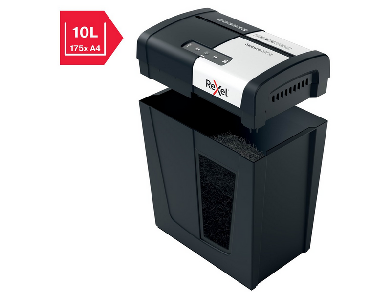 Rexel Secure MC6 Whisper-Shred™ Aktenvernichter, Mikroschnitt, P5, 6 Blatt