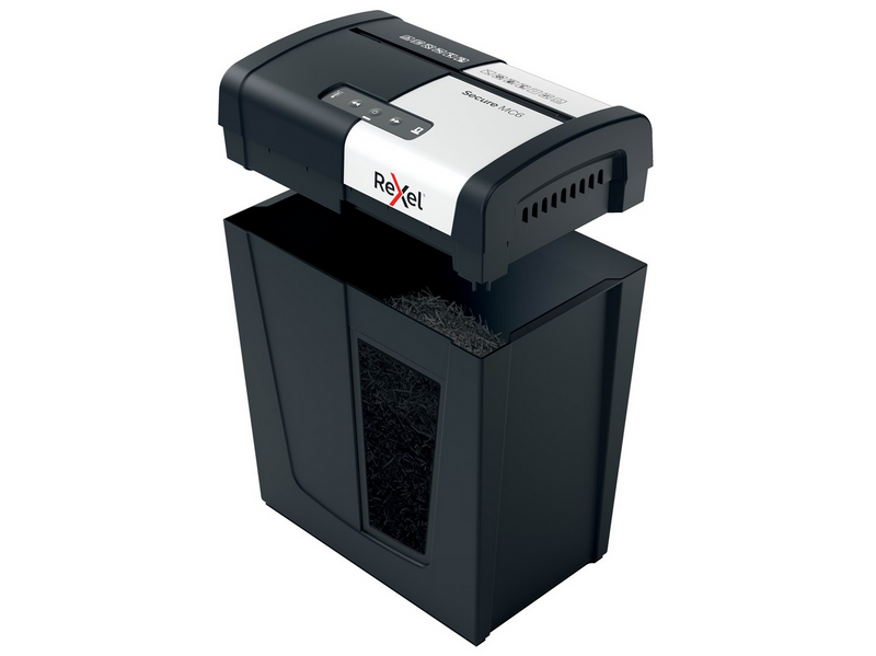 Rexel Secure MC6 Whisper-Shred™ Aktenvernichter, Mikroschnitt, P5, 6 Blatt