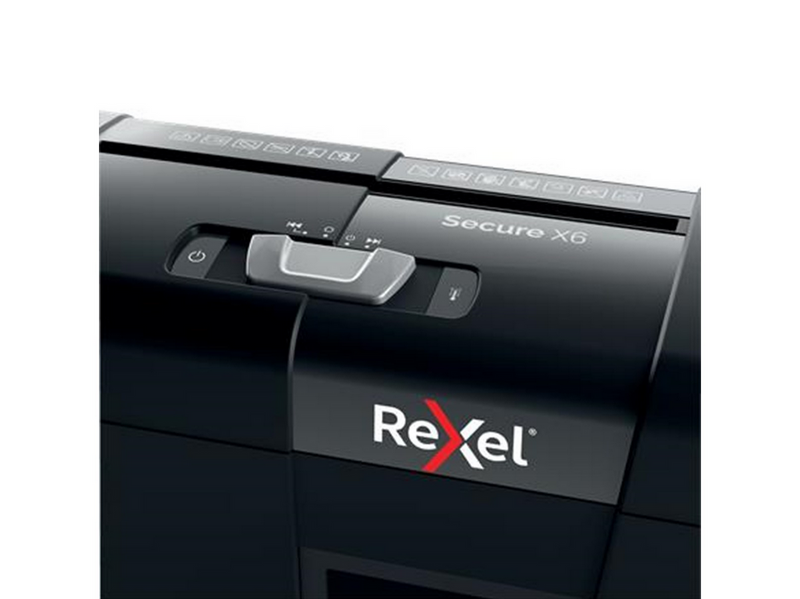 Rexel Secure X6 Aktenvernichter, Partikelschnitt, P4, 6 Blatt